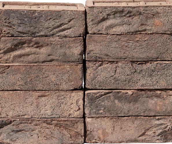 Плитка ручной формовки "Real Brick" коллекция «Europe» коричневый